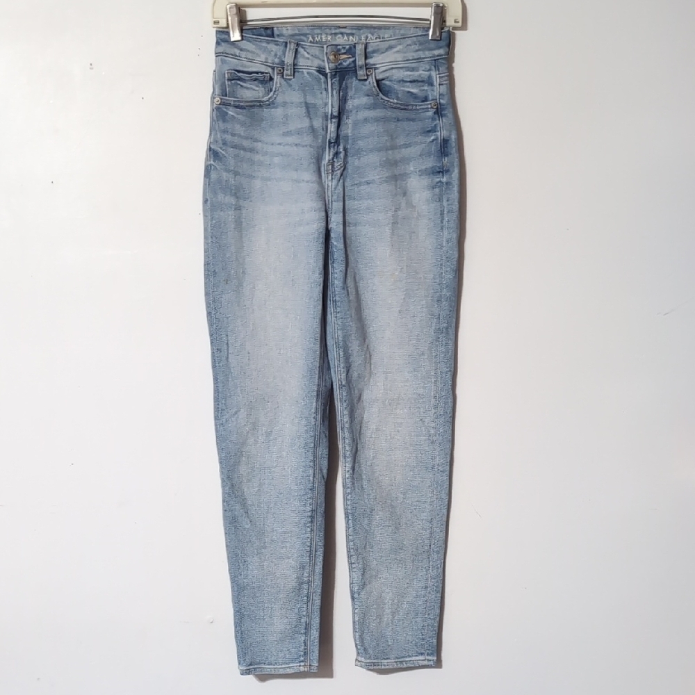 American Eagle Mom Straight Women's Light Blue Jeans